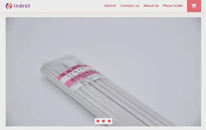 Homepage of Indrct